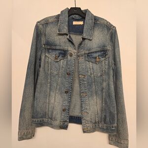 AllSaints Men's Medium Indigo Denim Jacket